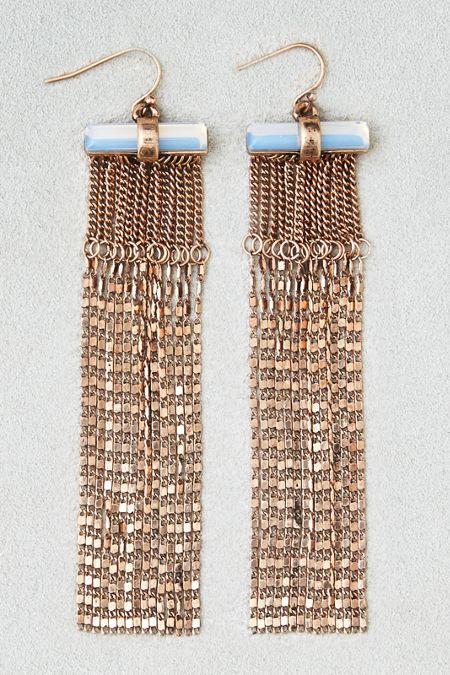 American Eagle Outfitters Ae Chain Shoulder Duster Earrings