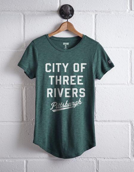 Tailgate Women's City Of Three Rivers T-shirt