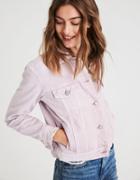 American Eagle Outfitters Ae Classic Lavender Denim Jacket