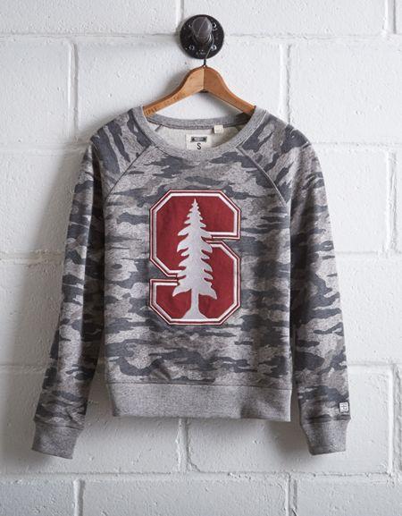 Tailgate Women's Stanford Camo Sweatshirt