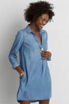 American Eagle Outfitters Ae Popover Shirtdress
