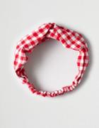 American Eagle Outfitters Ae Red Gingham Headband