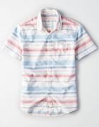 American Eagle Outfitters Ae Short Sleeve Striped Shirt