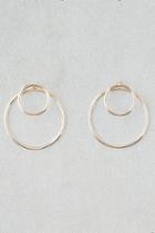 American Eagle Outfitters Ae Double Circle Hoops