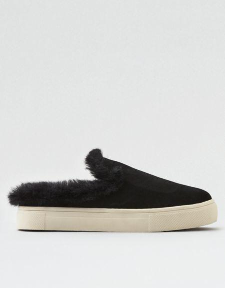 American Eagle Outfitters Ae Fur Lined Slip On Sneaker