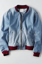 American Eagle Outfitters Ae Denim Bomber Jacket
