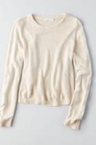American Eagle Outfitters Don't Ask Why Cropped Lightweight Sweater