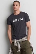 American Eagle Outfitters Ae Amer I Can Crew T-shirt