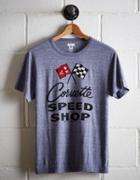 Tailgate Men's Corvette Speed Shop T-shirt