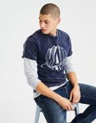 American Eagle Outfitters Ae X Maui And Sons Short Sleeve Sweatshirt