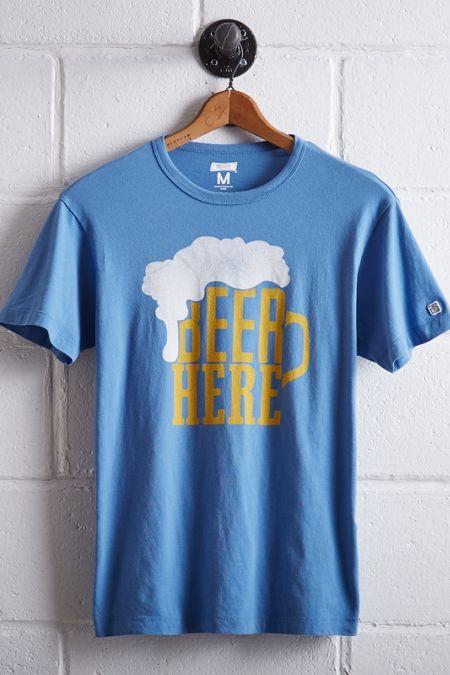 Tailgate Men's Beer Here T-shirt