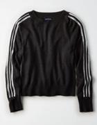 American Eagle Outfitters Ae Slouchy Arm Stripe Pullover