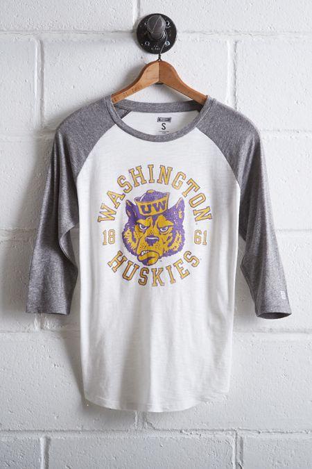 Tailgate Washington Huskies Baseball Shirt