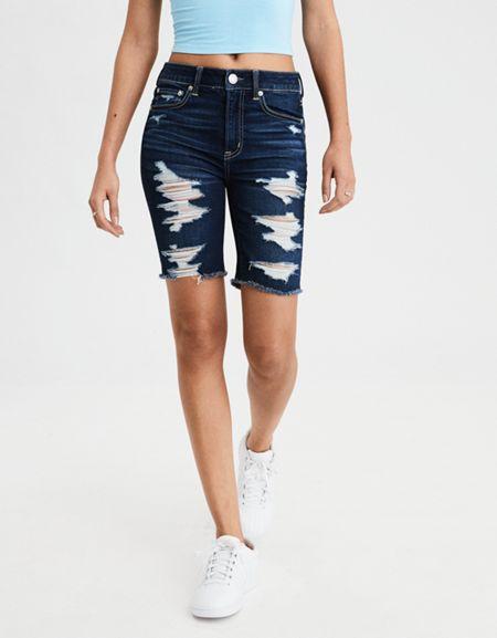 American Eagle Outfitters Ae Denim X High-waisted Skinny Bermuda Short