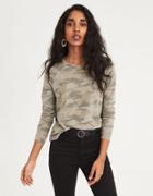 American Eagle Outfitters Ae Long Sleeve Waffle T-shirt
