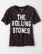 American Eagle Outfitters Ae X Stones Sleeve Patch Graphic Tee