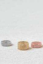 American Eagle Outfitters Ae Mixed Metal Rings 3-pack