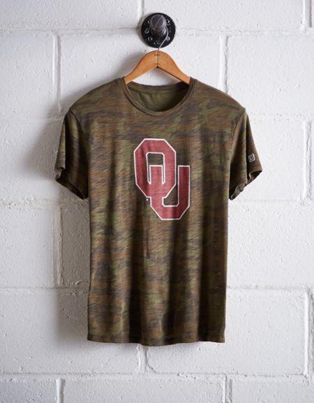 Tailgate Women's Oklahoma Camo Boyfriend Tee