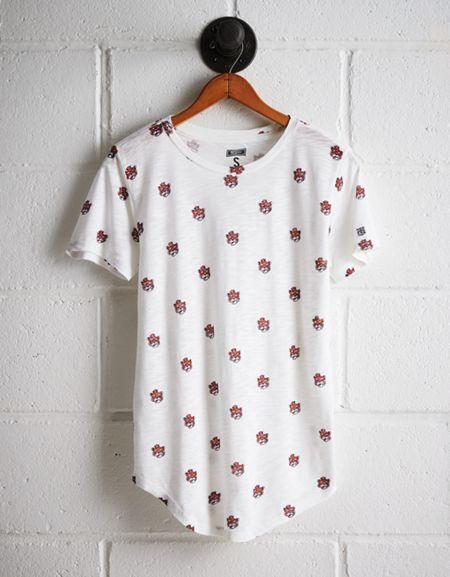 Tailgate Women's Auburn All-over Graphic Tee