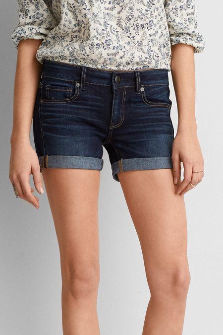 American Eagle Outfitters Ae Denim X4 Denim Midi Short