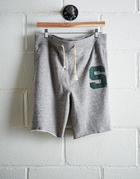 Tailgate Men's Michigan State Cut-off Fleece Short