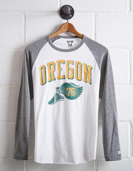 Tailgate Men's Oregon Ducks Baseball Shirt