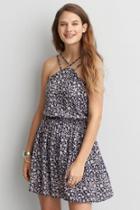 American Eagle Outfitters Ae Strappy Fit & Flare Dress