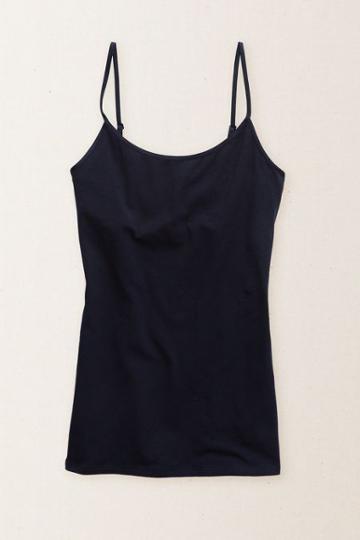 Navy Blue Aerie Girly Scoop Neck Tank