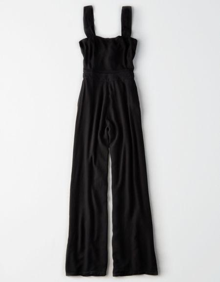 American Eagle Outfitters Don't Ask Why Tie Back Jumpsuit
