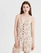 American Eagle Outfitters Ae Floral Halter Romper