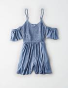 American Eagle Outfitters Ae Knit Flutter Wing Romper
