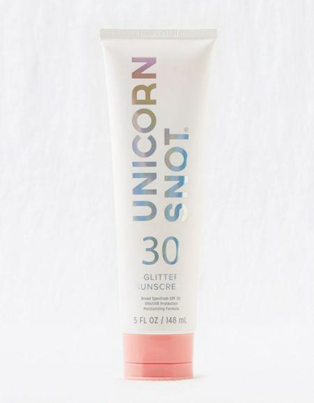 Aerie Unicorn Snot Glitter Sunscreen