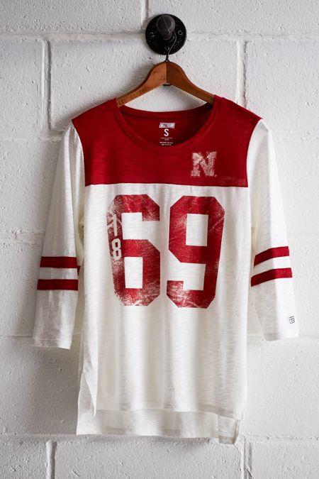 Tailgate Women's Nebraska 3/4 Sleeve Jersey