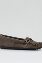 American Eagle Outfitters Minnetonka Kilty Suede Moccasin