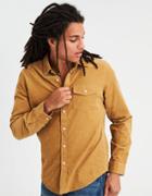 American Eagle Outfitters Ae Corduroy Button-down Shirt