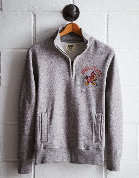 Tailgate Men's Isu Half-zip Fleece Popover
