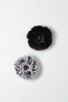 American Eagle Outfitters Ae Faux Fur Scrunchie Duo
