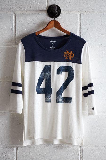 Tailgate Women's Notre Dame 3/4 Sleeve Jersey