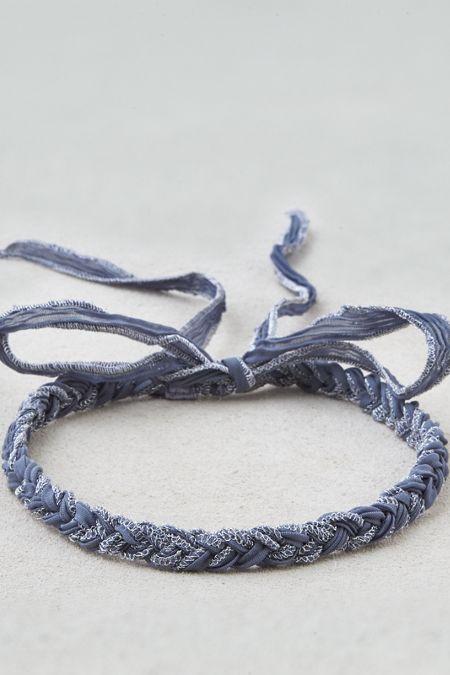 American Eagle Outfitters Ae Blue Braided Headband