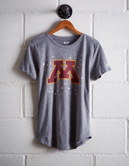 Tailgate Women's Minnesota Foil Star T-shirt