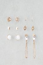 American Eagle Outfitters Ae Draped Chain Studs Earring 6-pack