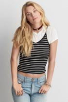 American Eagle Outfitters Ae First Essentials Crop Cami