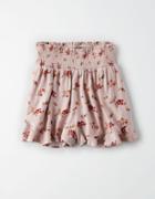 American Eagle Outfitters Ae Smocked Ruffle Soft Short
