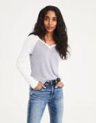 American Eagle Outfitters Ae Soft & Sexy Long Sleeve Sport Tee
