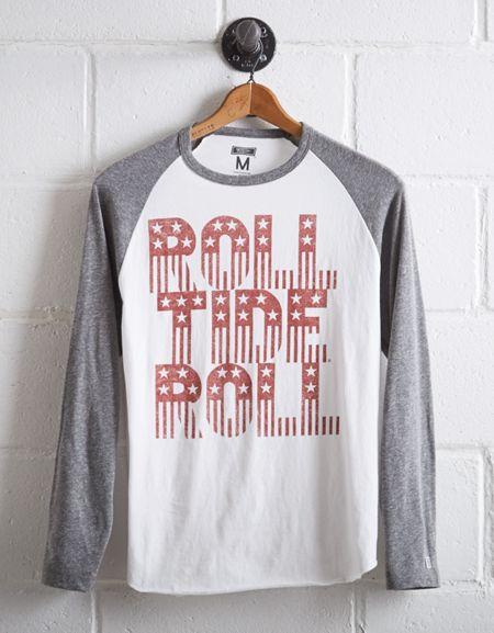 Tailgate Men's Alabama Crimson Tide Baseball Shirt