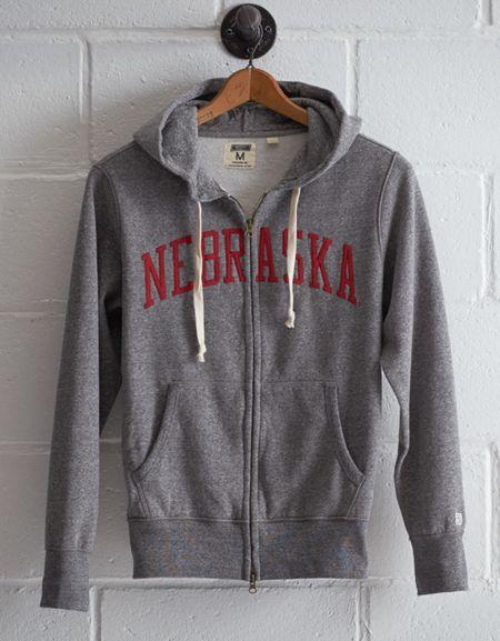 Tailgate Men's Nebraska Zip Hoodie