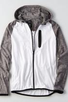 American Eagle Outfitters Ae Flex Colorblock Zip-up Hoodie