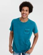 American Eagle Outfitters Ae Branded Pocket T-shirt