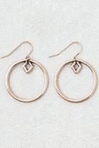 American Eagle Outfitters Ae Geo Shape Gold Hoops
