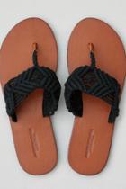 American Eagle Outfitters Ae Macrame Flip Flop